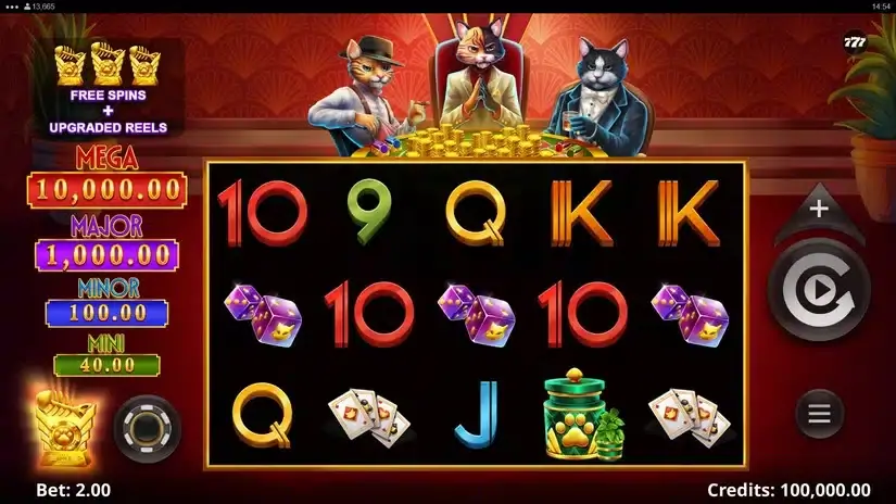 Amazing Link Catalleros slot screenshot 1