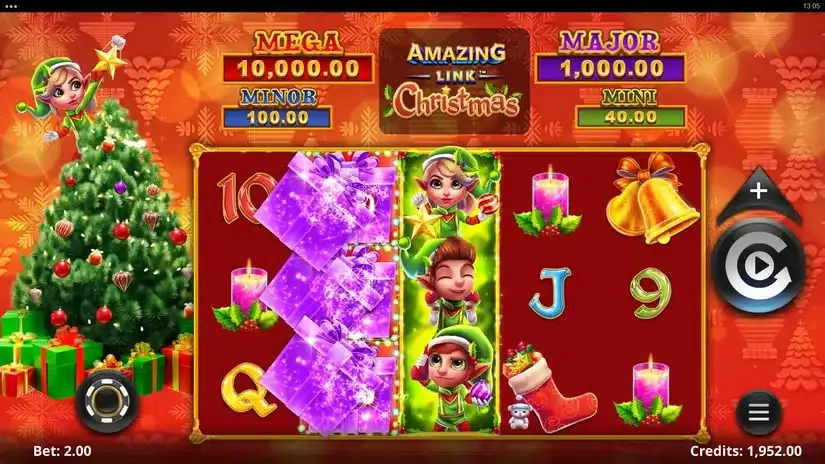 Amazing Link Christmas slot screenshot 2