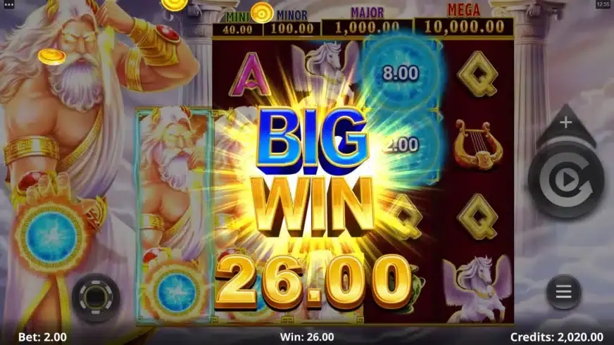 Wild Link Zeus slot screenshot 5