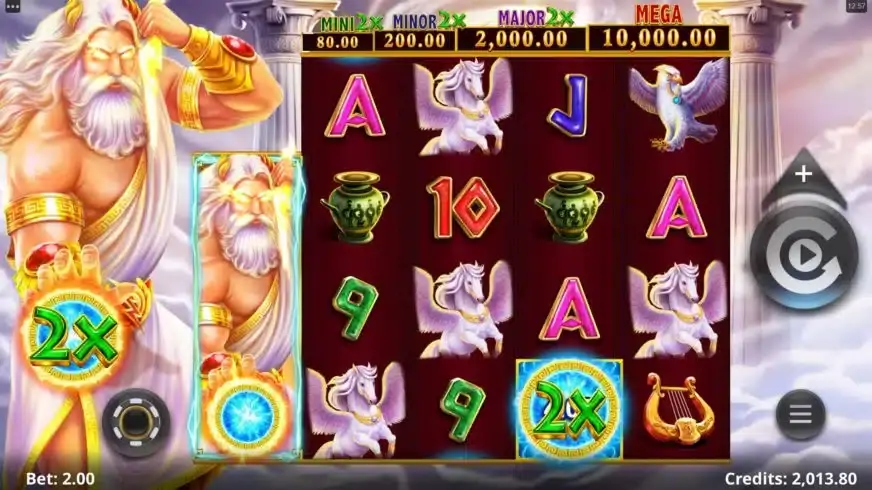 Wild Link Zeus slot screenshot 6