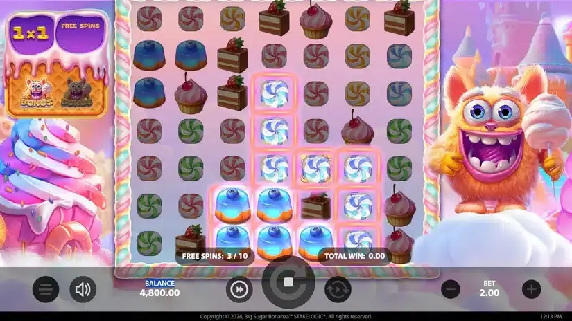 Big Sugar Bonanza slot screenshot 
