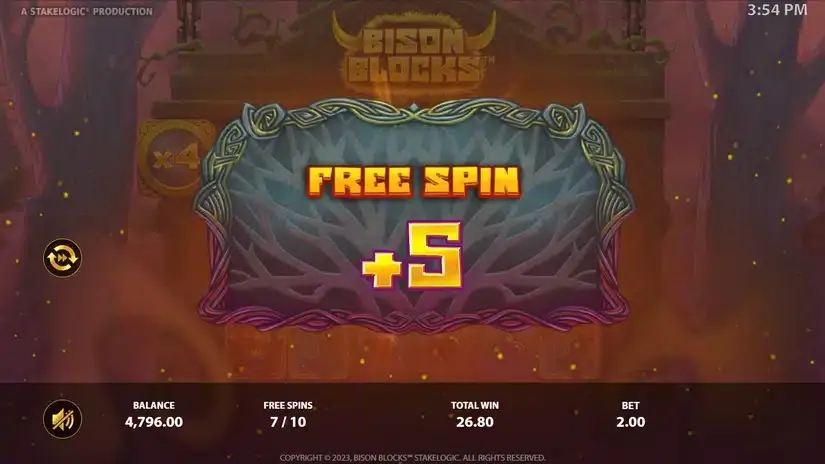 Bison Blocks slot screenshot 5