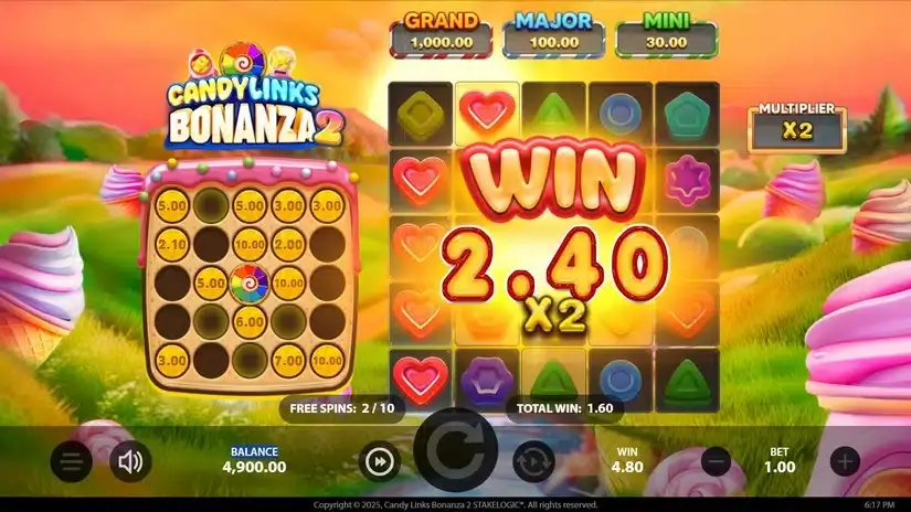Candy Links Bonanza 2 slot screenshot 4