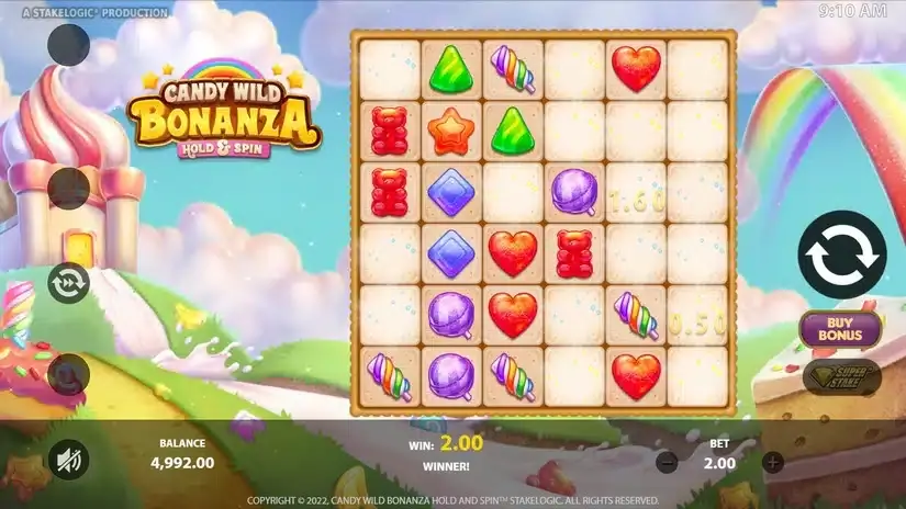 Candy Wild Bonanza slot screenshot 2