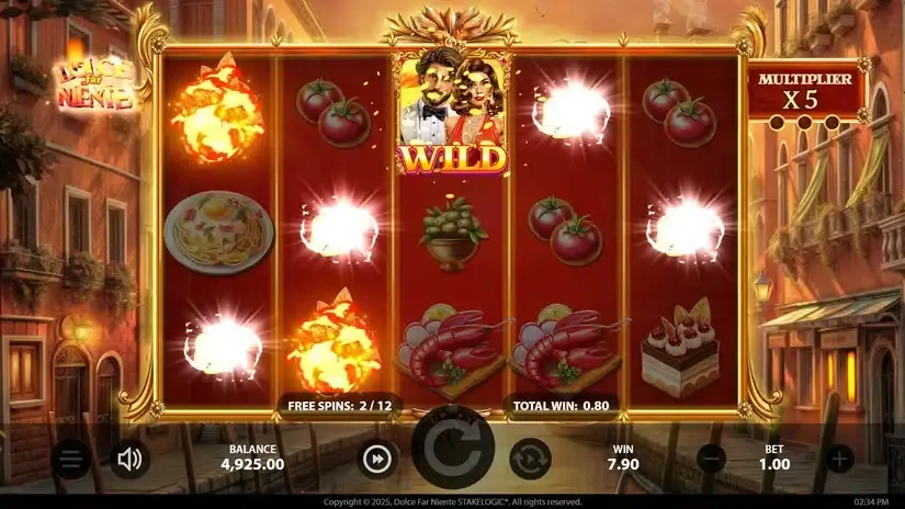 Dolce Far Niente slot screenshot 5