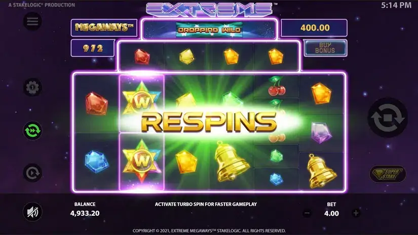 Extreme Megaways slot screenshot 4