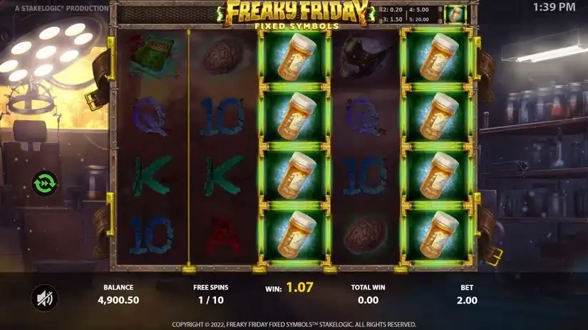 Freaky Friday Fixed Symbols slot screenshot 4