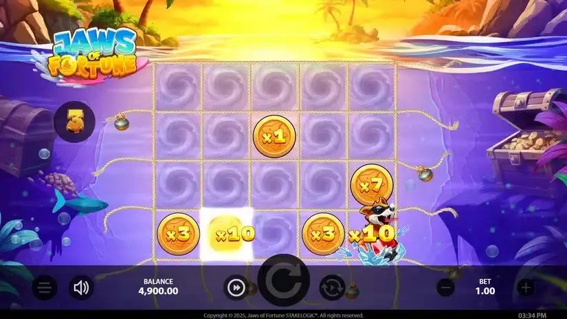 Jaws of Fortune slot screenshot 4