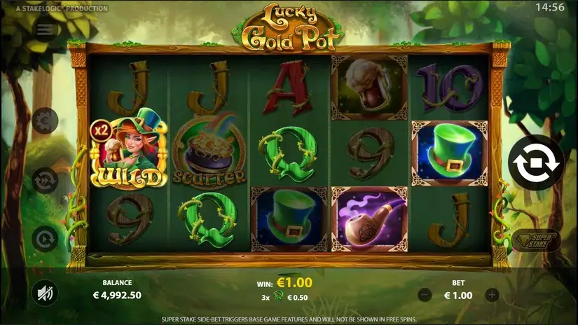 Lucky Gold Pot slot screenshot 2