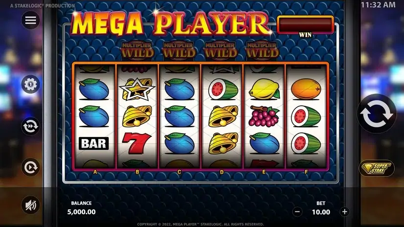 Mega Player slot screenshot 
