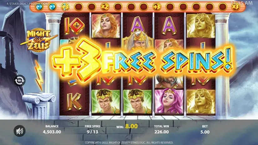 Might of Zeus slot screenshot 7