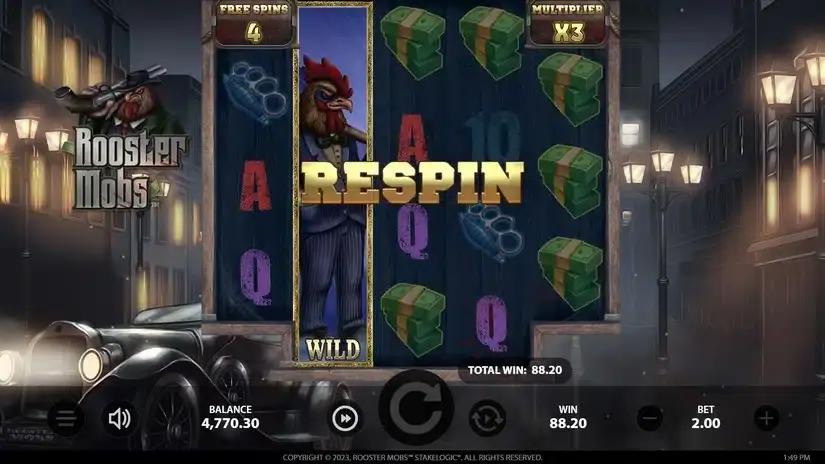 Rooster Mobs slot screenshot 6