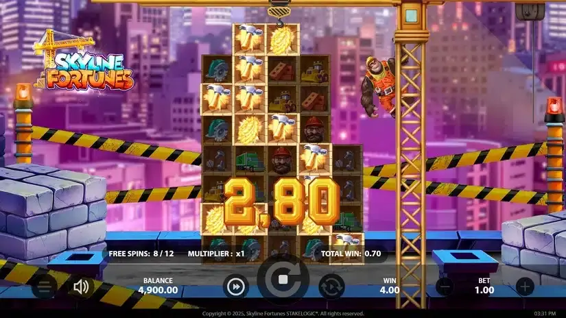 Skyline Fortunes slot screenshot 5