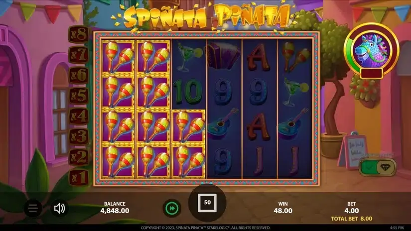Spiñata Piñata slot screenshot 2
