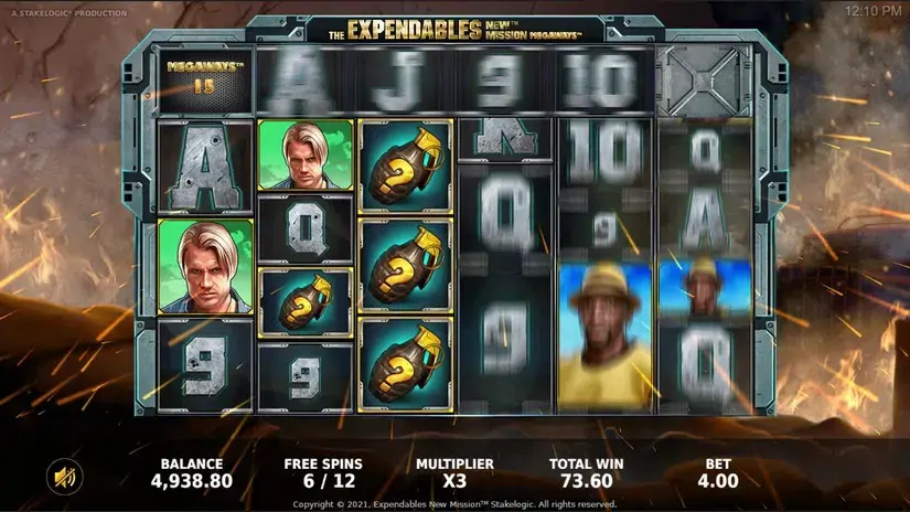 The Expendables New Mission Megaways slot screenshot 6