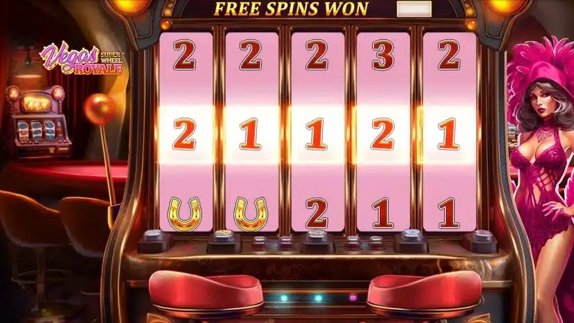 Vegas Royale Super Wheel slot screenshot 4