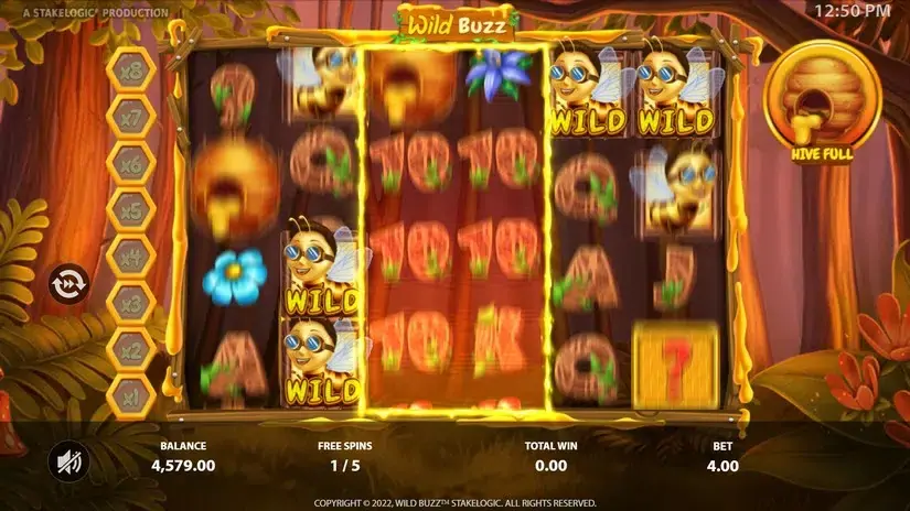 Wild Buzz slot screenshot 4