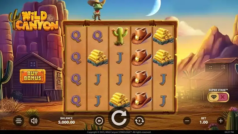 Wild Canyon slot screenshot 2