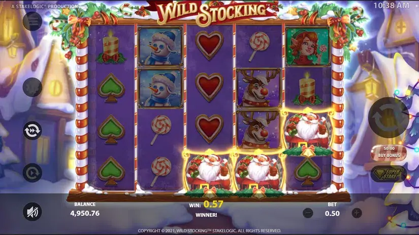 Wild Stocking slot screenshot 4