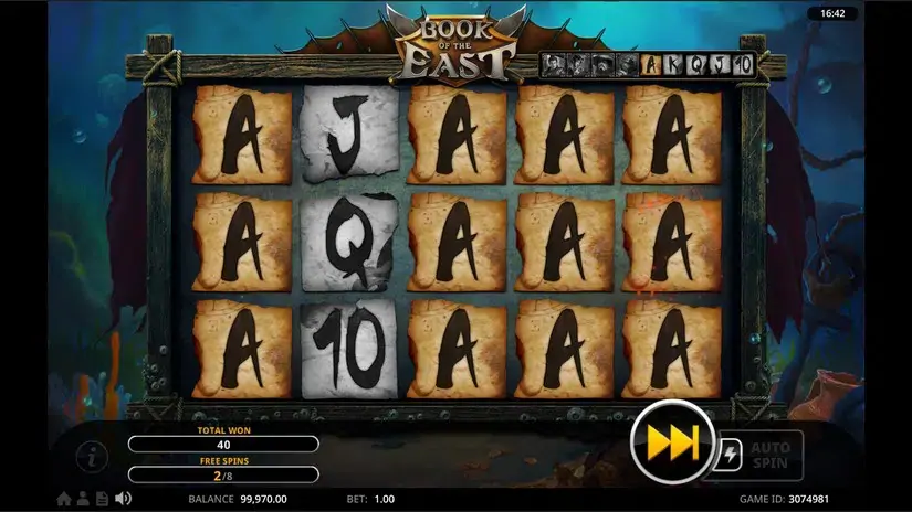 Book Of The East slot screenshot 