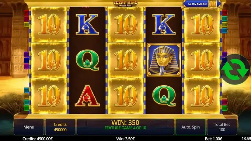 Egypt King Book Hunt slot screenshot 5