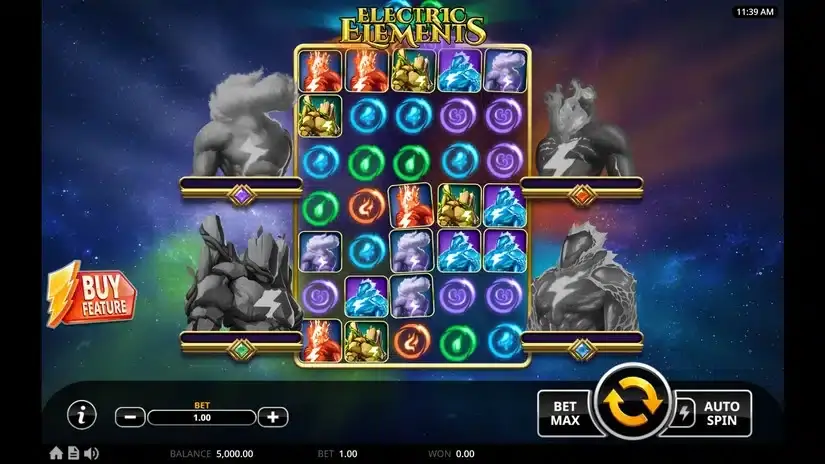 Electric Elements slot screenshot 1
