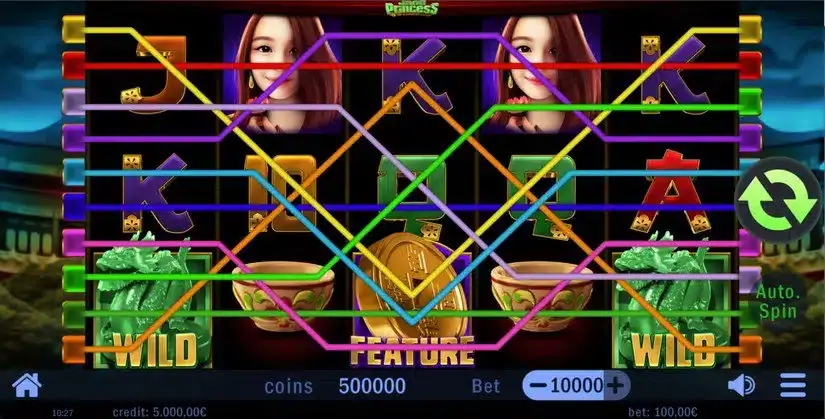 Jade Princess slot screenshot 1