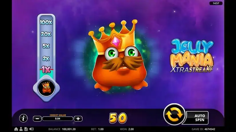 Jelly Mania XtraStreak slot screenshot 2