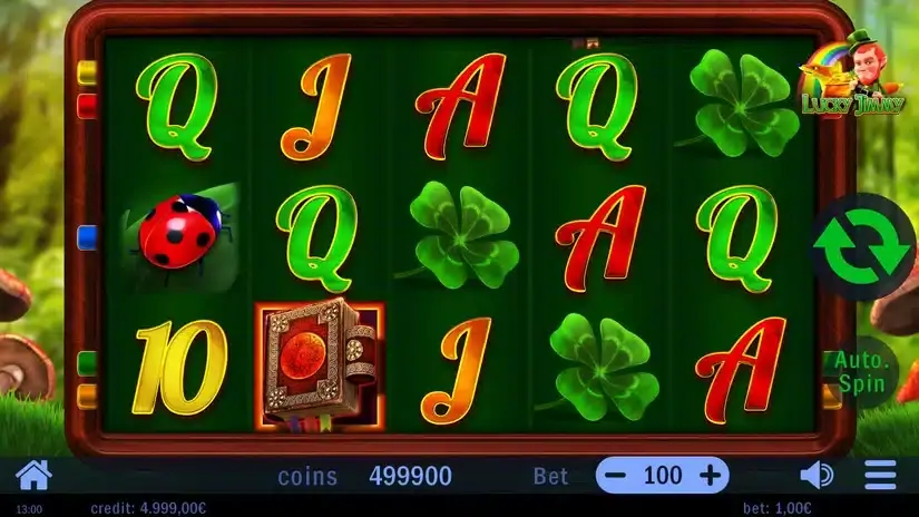 Lucky Jimmy slot screenshot 1