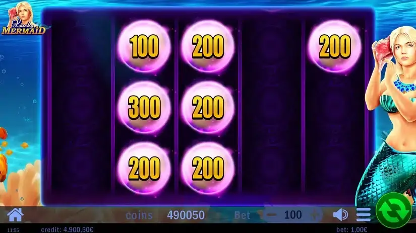 Lucky Mermaid slot screenshot 7