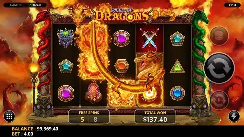 Path of Dragons slot screenshot 7