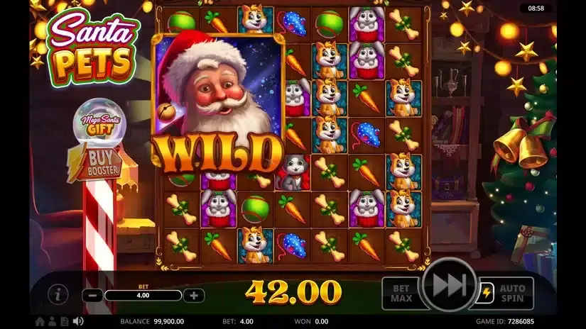 Santa Pets slot screenshot 5