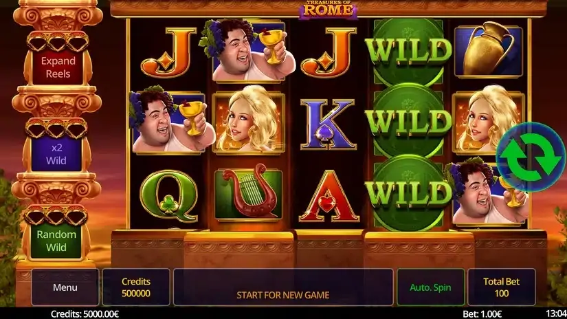 Treasures of Rome slot screenshot 1
