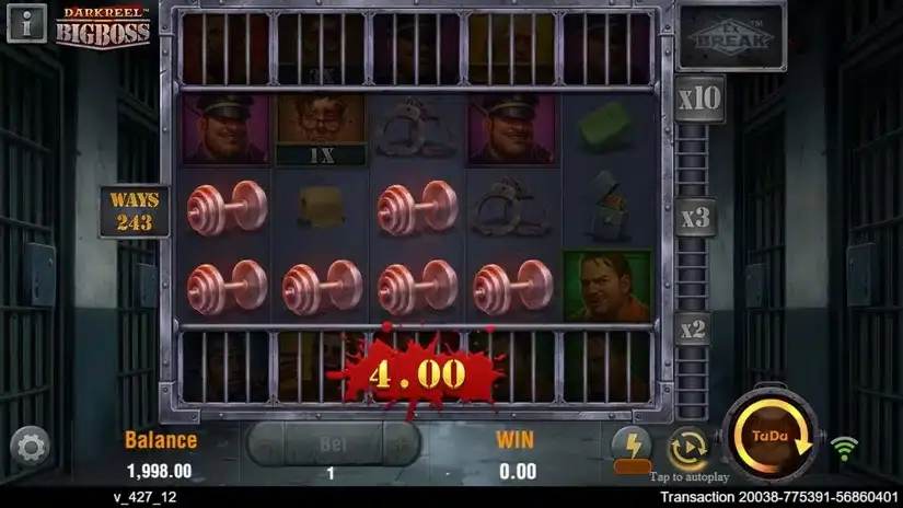 Big Boss slot screenshot 2