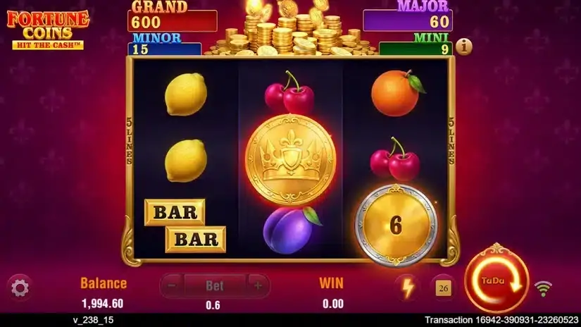 Fortune Coins slot screenshot 3