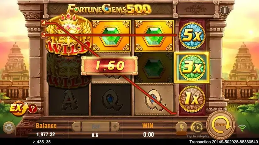 Fortune Gems 500 slot screenshot 4