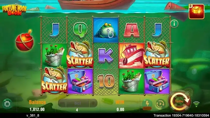 Fortune Hook Boom slot screenshot 2