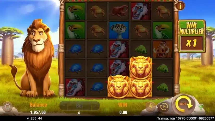 Safari Mystery slot screenshot 4