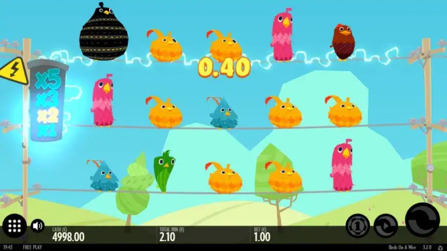 Birds On A Wire slot screenshot 3