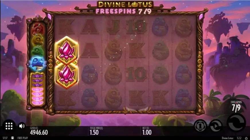 Divine Lotus slot screenshot 4