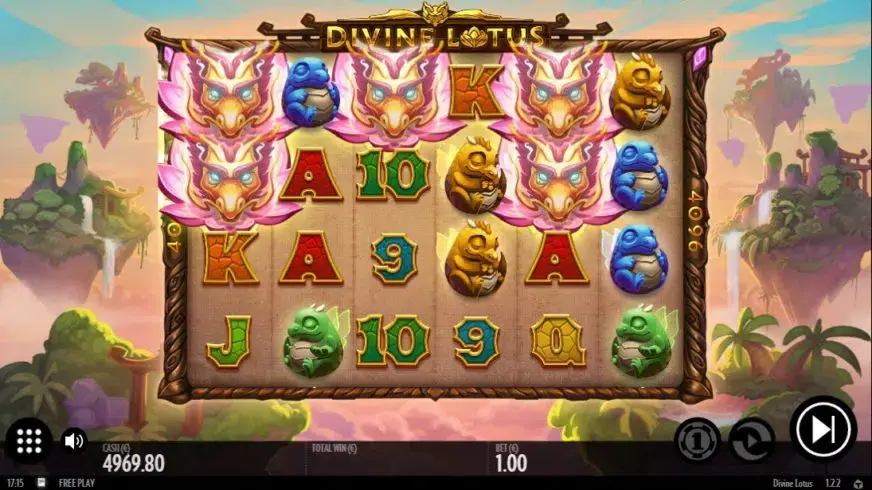 Divine Lotus slot screenshot 2