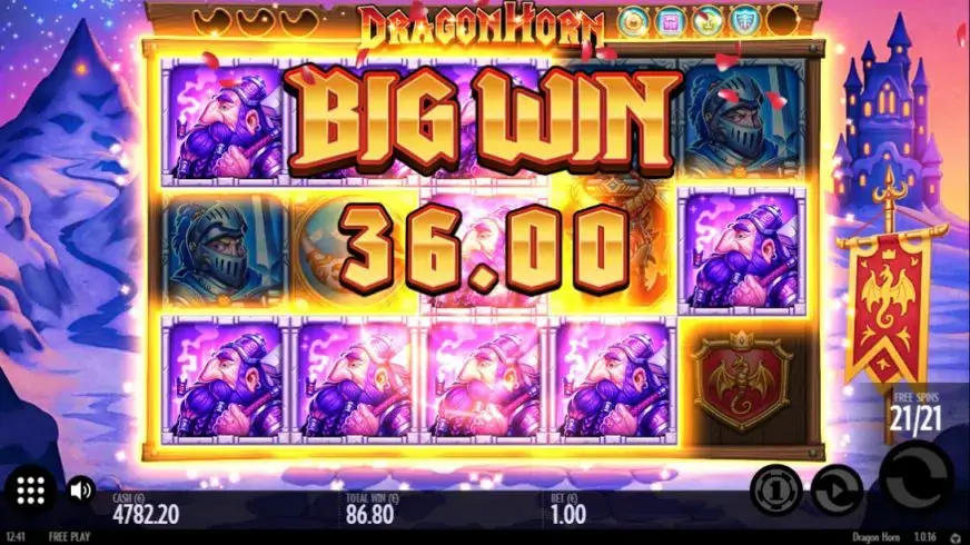 Dragon Horn slot screenshot 