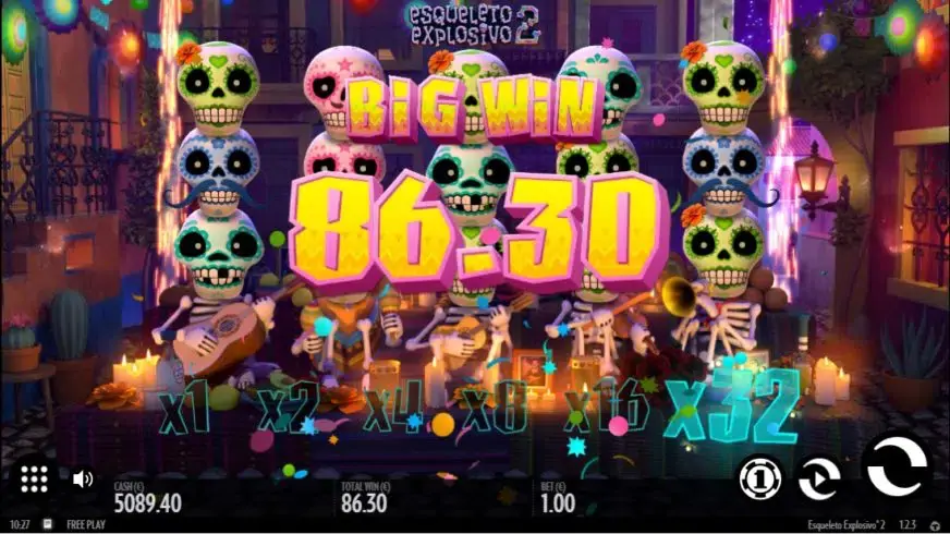 Esqueleto Explosivo 2 slot screenshot 