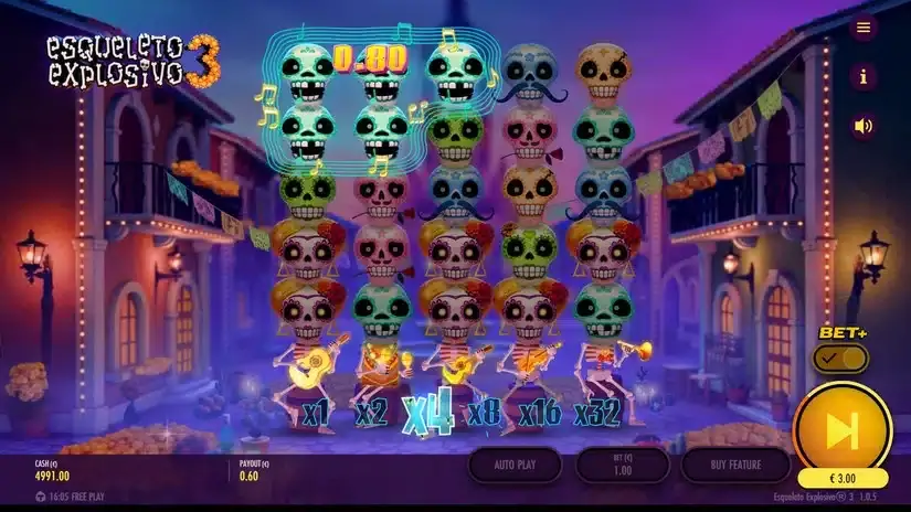 Esqueleto Explosivo 3 slot screenshot 3