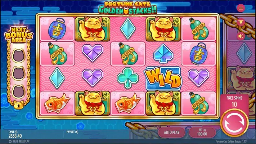 Fortune Cats Golden Stack slot screenshot 4