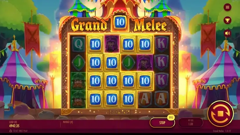 Grand Melee slot screenshot 5
