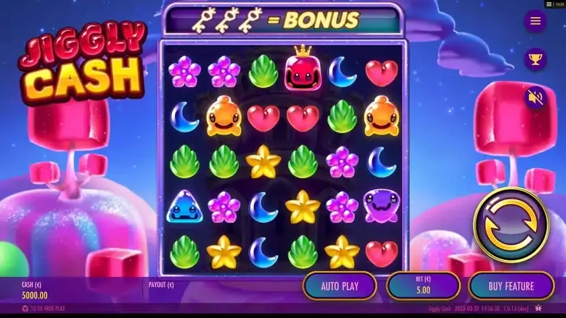 Jiggly Cash slot screenshot 1