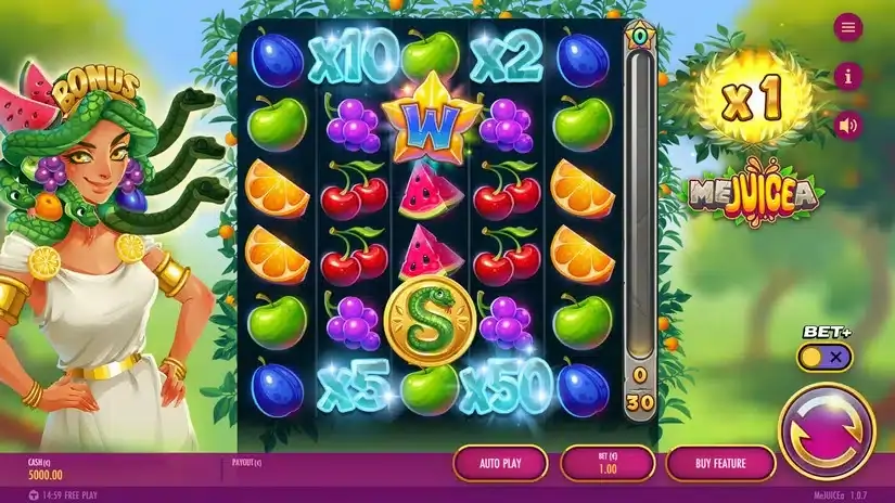 MeJUICEa slot screenshot 