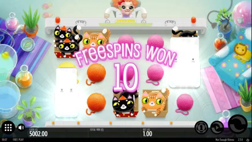 Not Enough Kittens slot screenshot 2