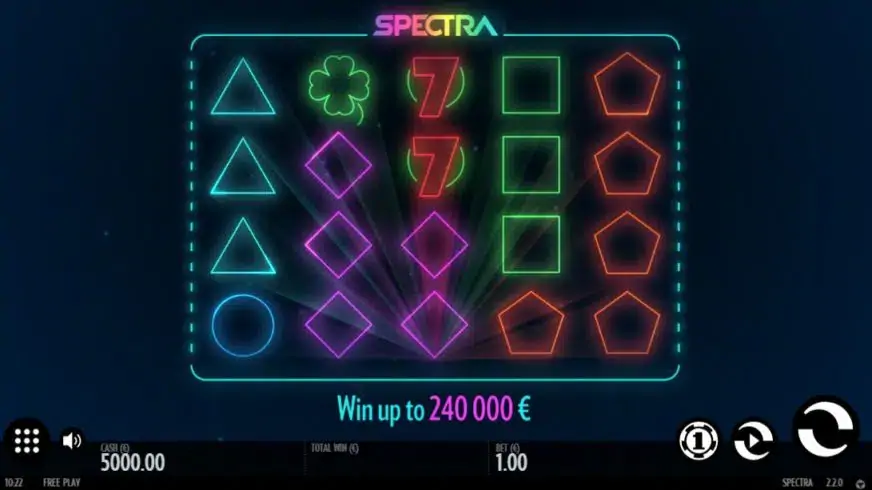 Spectra slot screenshot 